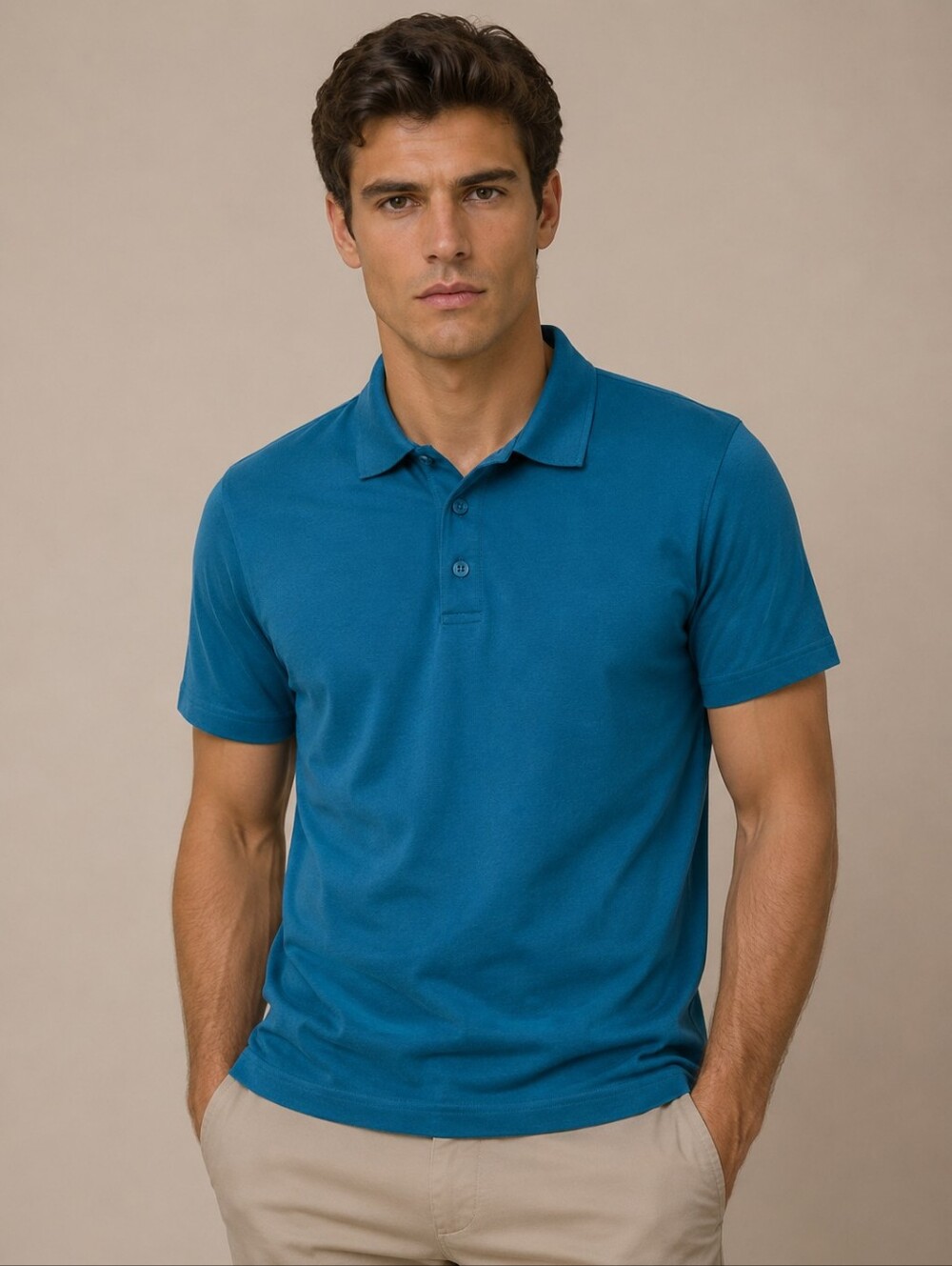 Reserved Mens Teal Short-Sleeve Polo Size XXL